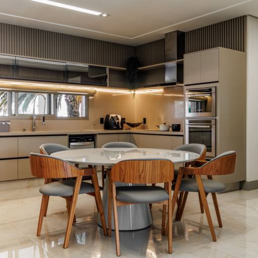 Cozinhas e Espaços Gourmet no Ninho Verde II por THRE3 - Estúdio de Design