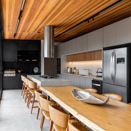 Cozinhas e Espaços Gourmet no Ninho Verde II por THRE3 - Estúdio de Design