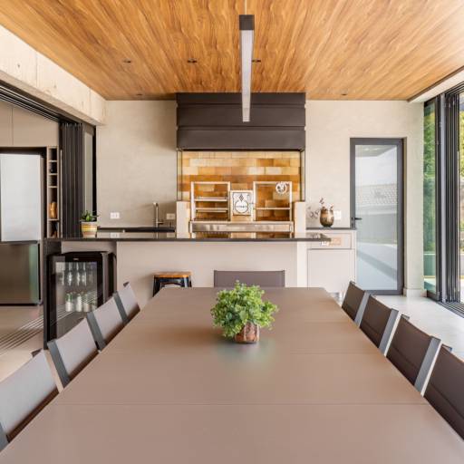 Cozinhas e Espaços Gourmet no Ninho Verde II por THRE3 - Estúdio de Design