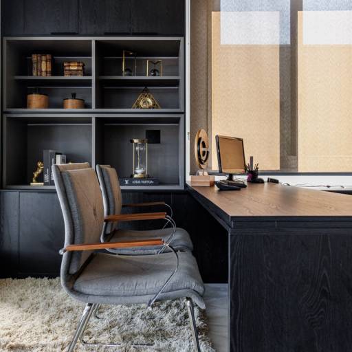 Escritórios Planejados no Ninho Verde II por THRE3 - Estúdio de Design