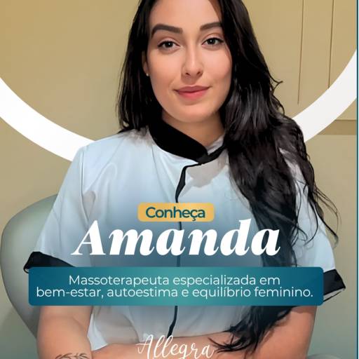 Amanda - Massoterapeuta especializada em bem-estar, autoestima e equilibrio feminino