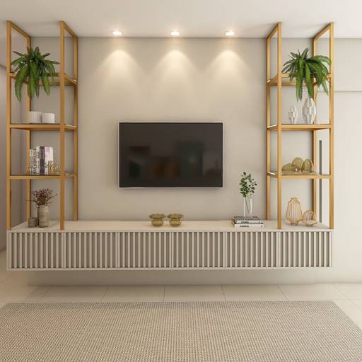 Painel Sala Estilo Industrial