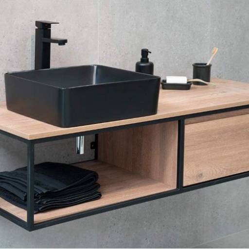 Gabinete para Banheiro Estilo Industrial