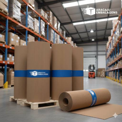 Papelão ondulado salva piso por Aracaju Embalagens