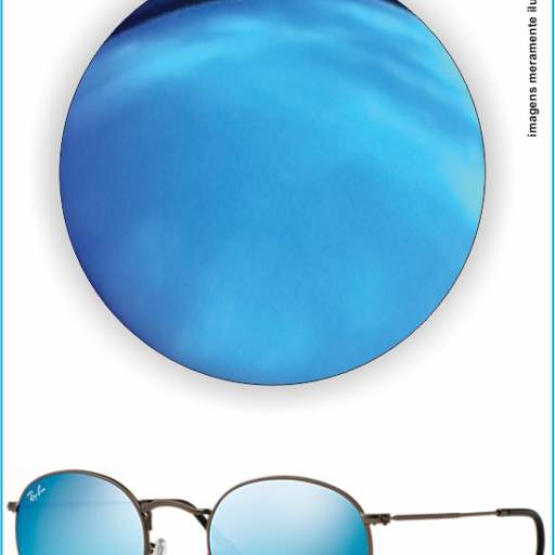 Lente espelhada Blue Sky (sem Grau) por Óptica Santa Luzia