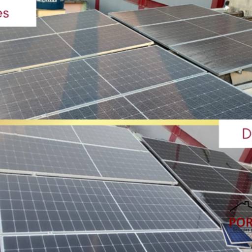 Limpeza de Placa Solar