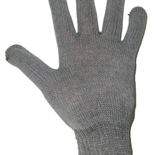 Luva Anticorte 04 Fios Aço Cinza por Lole EPI