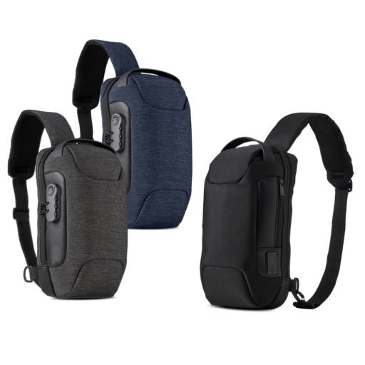 04058 Mochila de Ombro USB Anti-Furto