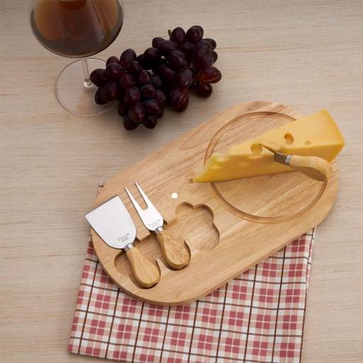 03222 Kit Queijo 4 Peças em São José do Rio Preto, SP por Public Gráfica e Brindes