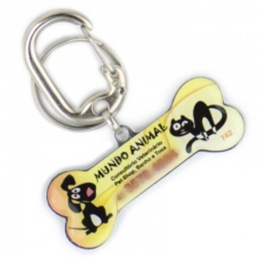 Chav. Chapinha Metálica COD 742 - C32 Ossinho em São José do Rio Preto, SP por Public Gráfica e Brindes