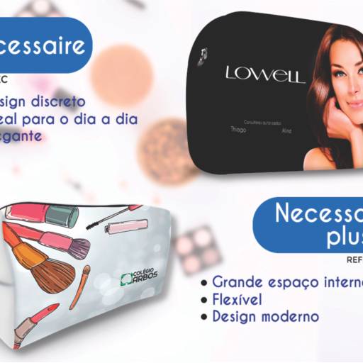 Necessáire Personalizada em Neoprene em São José do Rio Preto, SP por Public Gráfica e Brindes