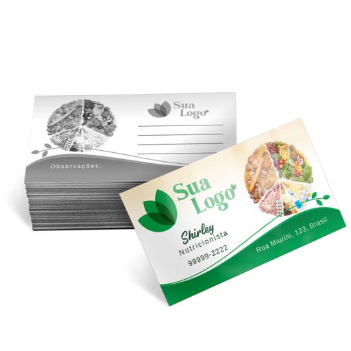 Cartões de Visita Couchê 250g em São José do Rio Preto, SP por Public Gráfica e Brindes