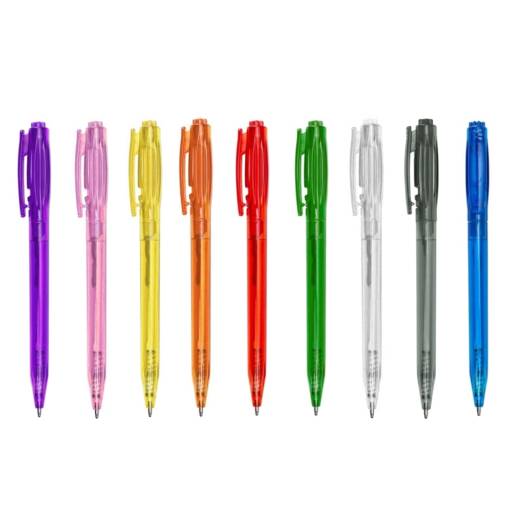 06161T Caneta Plástica em São José do Rio Preto, SP por Public Gráfica e Brindes