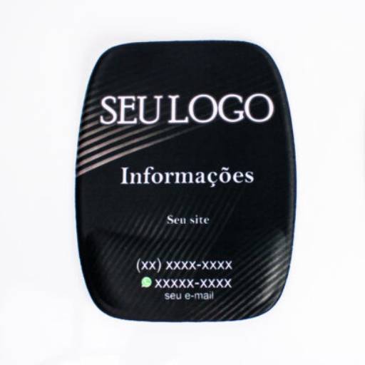 Mouse Pad com apoio de pulso - Ref.103 - Personalizado em São José do Rio Preto, SP por Public Gráfica e Brindes