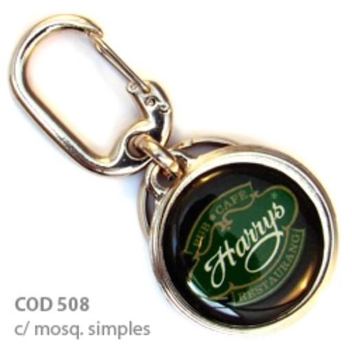 Chav. Medalha ou Pingente COD 508 - Medalha Redonda c/ borda em São José do Rio Preto, SP por Public Gráfica e Brindes