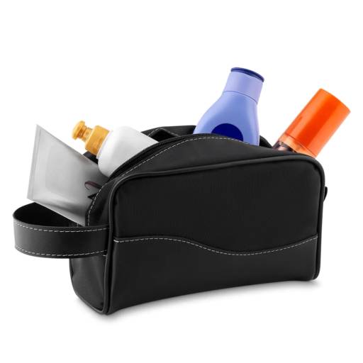 14572 Necessaire de Couro Sintético e Nylon em São José do Rio Preto, SP por Public Gráfica e Brindes