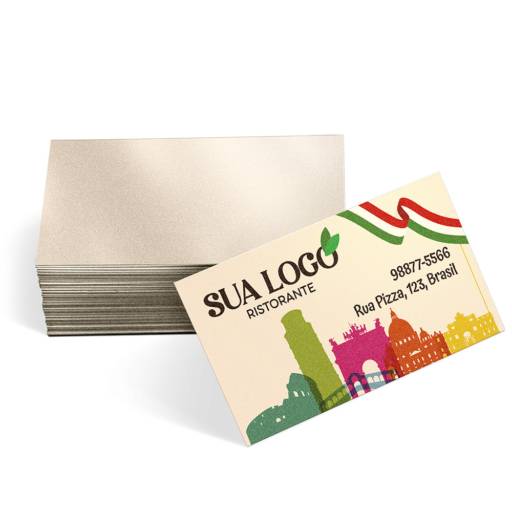 Cartões de Visita / Papéis Especiais Pero Plus 300G / Sem Verniz em São José do Rio Preto, SP por Public Gráfica e Brindes