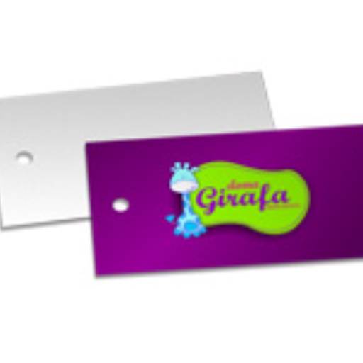 TAG PADRÃO FURO - COUCHÊ 250G - VERNIZ UV TOTAL FRENTE em São José do Rio Preto, SP por Public Gráfica e Brindes