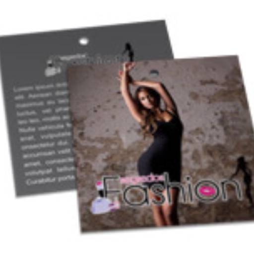 TAG PADRÃO FURO - COUCHÊ 250G - VERNIZ UV TOTAL FRENTE em São José do Rio Preto, SP por Public Gráfica e Brindes