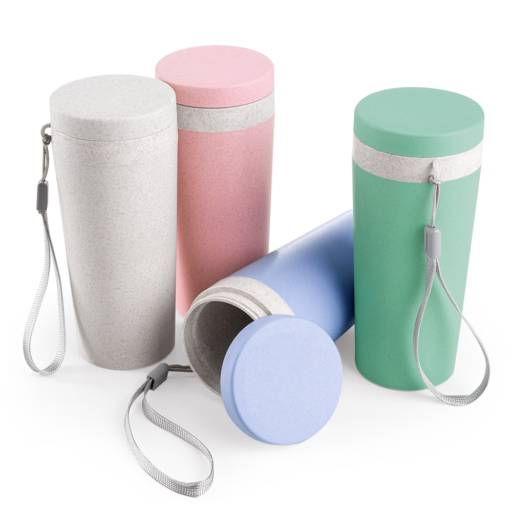 03006 Copo Fibra de Bambu 350ml em São José do Rio Preto, SP por Public Gráfica e Brindes