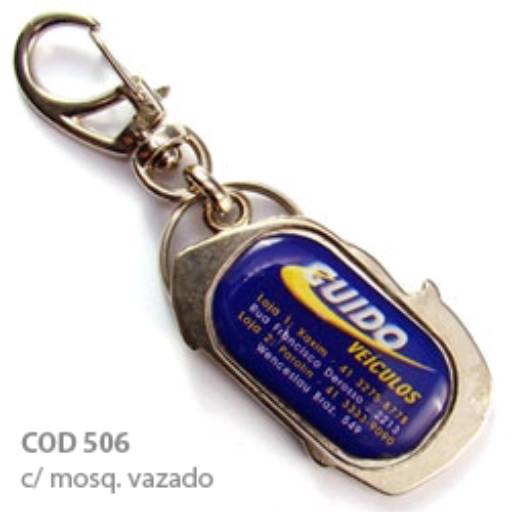 Chav. Medalha ou Pingente COD 506 - Carro Esportivo de Metal em São José do Rio Preto, SP por Public Gráfica e Brindes