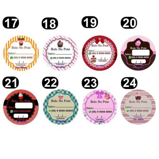 Etiqueta Adesivo Padrão Redondo Papel em São José do Rio Preto, SP por Public Gráfica e Brindes