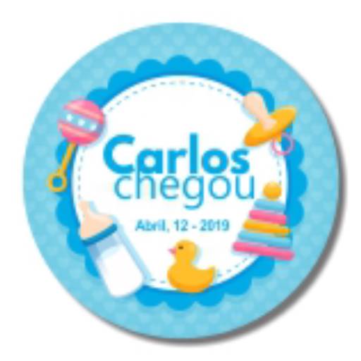 Etiqueta Adesivo Padrão Redondo Papel em São José do Rio Preto, SP por Public Gráfica e Brindes