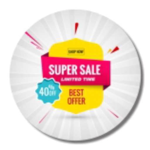 Etiqueta Adesivo Padrão Redondo Papel em São José do Rio Preto, SP por Public Gráfica e Brindes