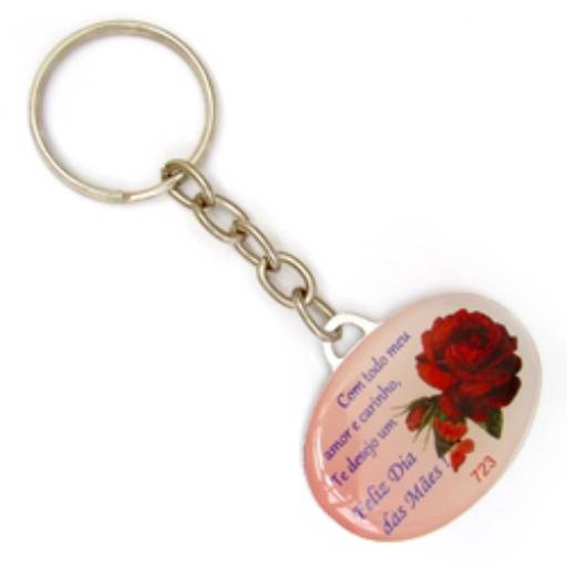 Chav. Chapinha Metálica COD 723 - Chapinha Oval Hor. em São José do Rio Preto, SP por Public Gráfica e Brindes