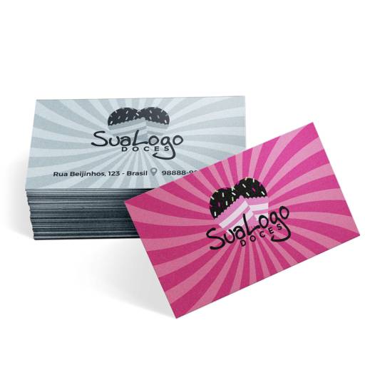 Cartões de Visita / Papéis Especiais Silver Lux 300G / Sem Verniz em São José do Rio Preto, SP por Public Gráfica e Brindes