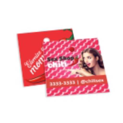 TAGS PADRÃO FURO - COUCHÊ 275G - SEM VERNIZ em São José do Rio Preto, SP por Public Gráfica e Brindes