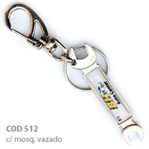 Chav. Medalha ou Pingente COD 512 - Chave de boca 1 em São José do Rio Preto, SP por Public Gráfica e Brindes