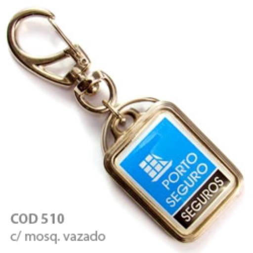 Chav. Medalha ou Pingente COD 510 - Medalha Quadrada c/ borda em São José do Rio Preto, SP por Public Gráfica e Brindes