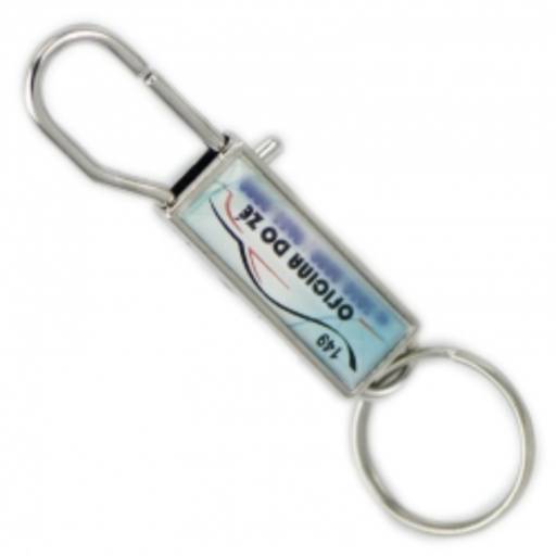 Chaveiros Mosquetões COD 149 - Mosquetão - resina 2 lados em São José do Rio Preto, SP por Public Gráfica e Brindes