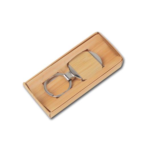 15006 Chaveiro Metal Bambu em São José do Rio Preto, SP por Public Gráfica e Brindes