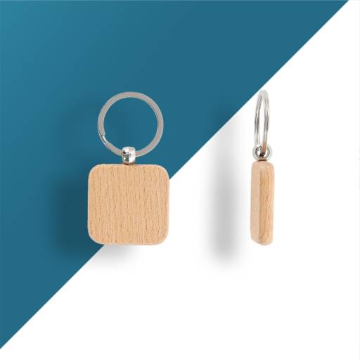 06038 Chaveiro Madeira em São José do Rio Preto, SP por Public Gráfica e Brindes