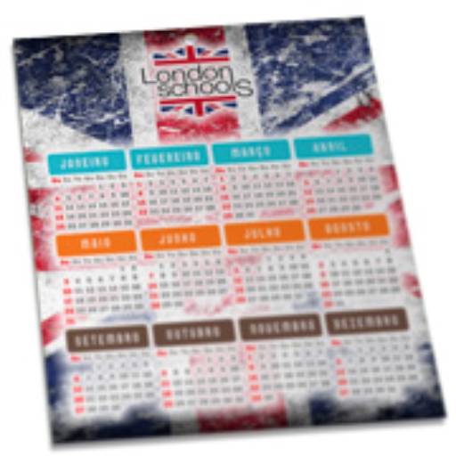 CALENDÁRIO FOLHINHA DE PAREDE COUCHÊ 275G em São José do Rio Preto, SP por Public Gráfica e Brindes