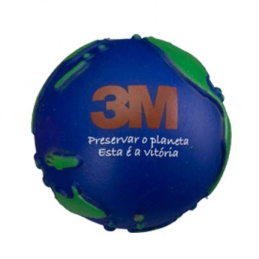 Globo Anti Stress vinil oca c/ pintura Personalizado em São José do Rio Preto, SP por Public Gráfica e Brindes