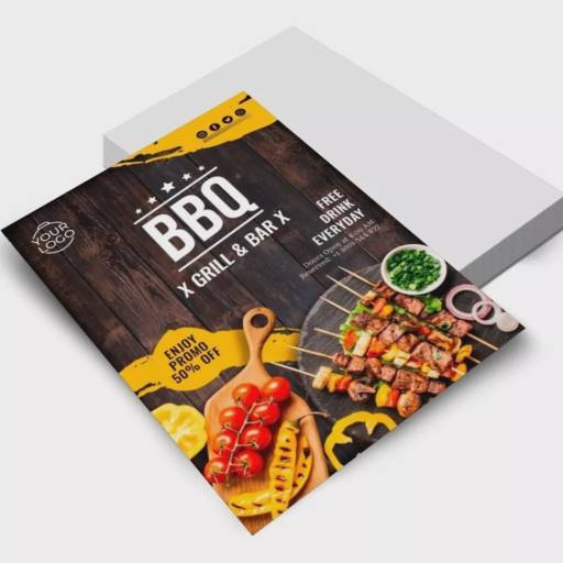 PANFLETO APERGAMINHADO 150G em São José do Rio Preto, SP por Public Gráfica e Brindes