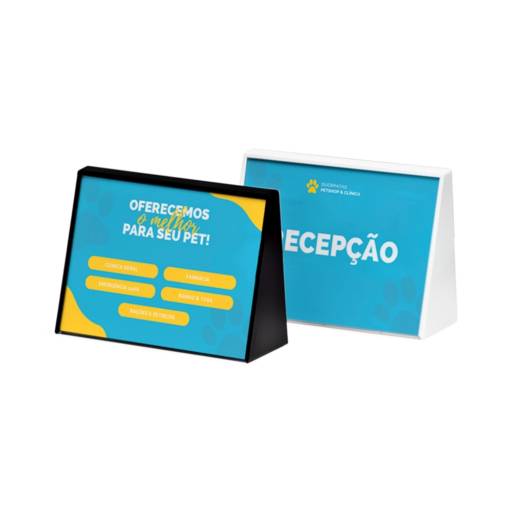 06212 Expositor Porta Retrato A6 em São José do Rio Preto, SP por Public Gráfica e Brindes