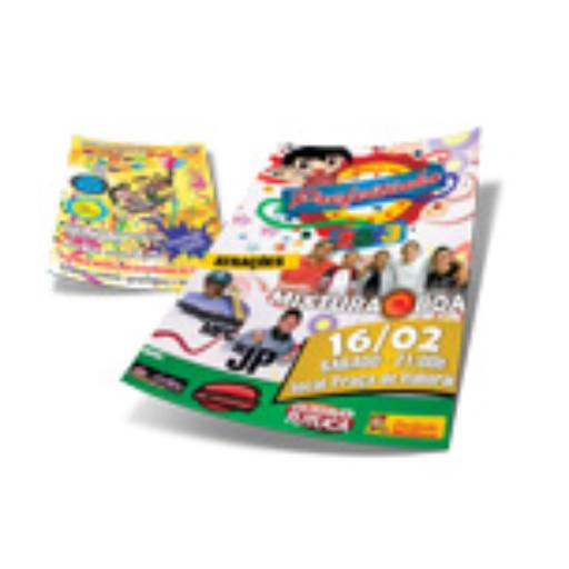PANFLETOS, FLYERS E FOLHETOS APERGAMINHADO 90G em São José do Rio Preto, SP por Public Gráfica e Brindes