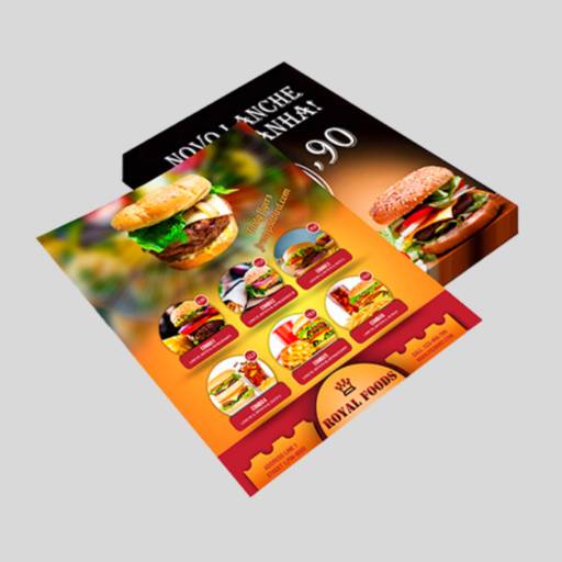 PANFLETO APERGAMINHADO 90G