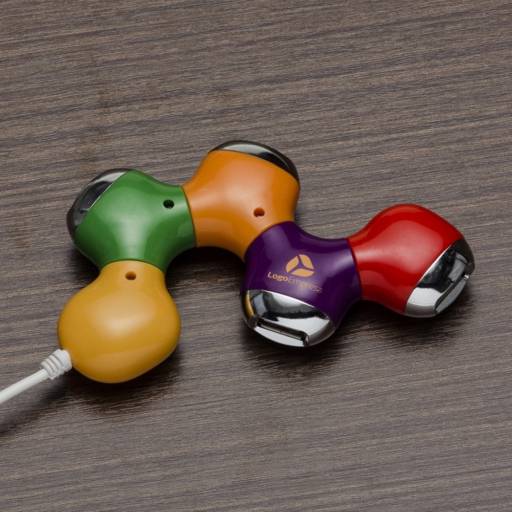 12171 Hub Plástico Articulável com formato de Estrela em São José do Rio Preto, SP por Public Gráfica e Brindes