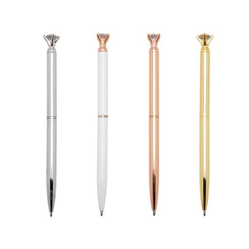 14657 Caneta Metal Diamante