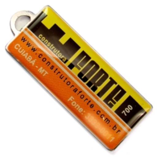 Chav. Chapinha Metálica COD 700 - Chapinha 4,5x2cm em São José do Rio Preto, SP por Public Gráfica e Brindes