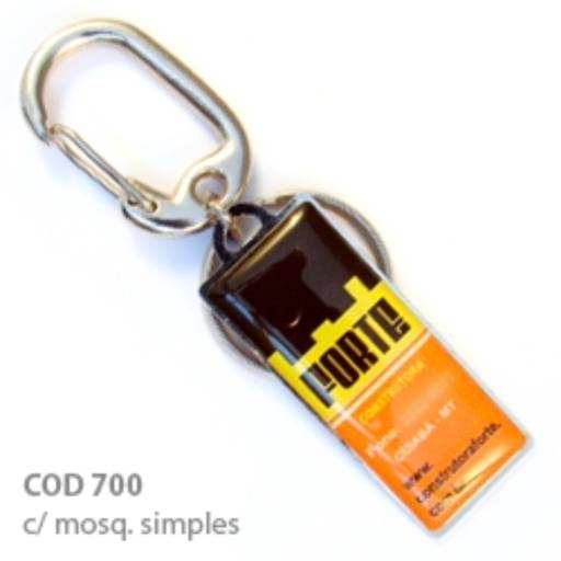 Chav. Chapinha Metálica COD 700 - Chapinha 4,5x2cm em São José do Rio Preto, SP por Public Gráfica e Brindes