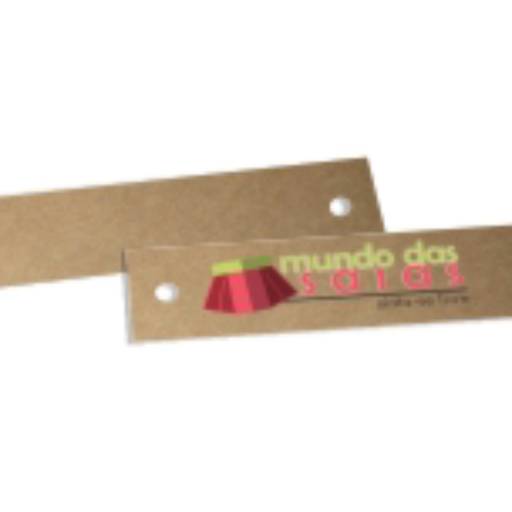 TAG PADRÃO FURO - KRAFT 250G em São José do Rio Preto, SP por Public Gráfica e Brindes