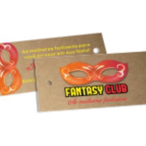 TAG PADRÃO FURO - KRAFT 250G em São José do Rio Preto, SP por Public Gráfica e Brindes