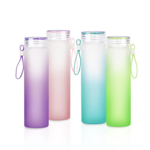 08765B Garrafa de Vidro 450ml em São José do Rio Preto, SP por Public Gráfica e Brindes