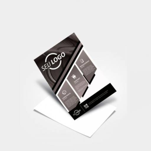 PANFLETO APERGAMINHADO 75G em São José do Rio Preto, SP por Public Gráfica e Brindes